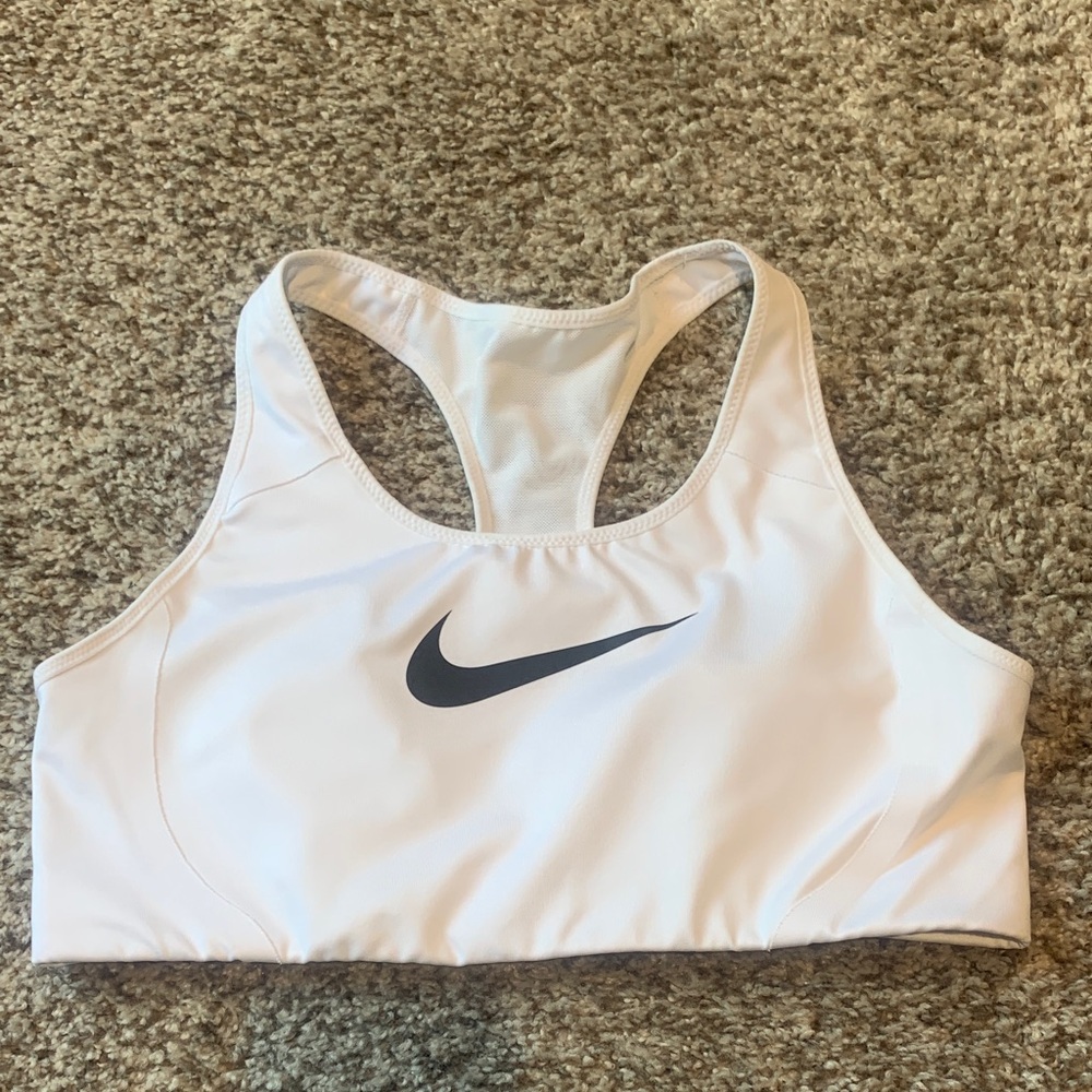 Nike Women's White Sports Bra